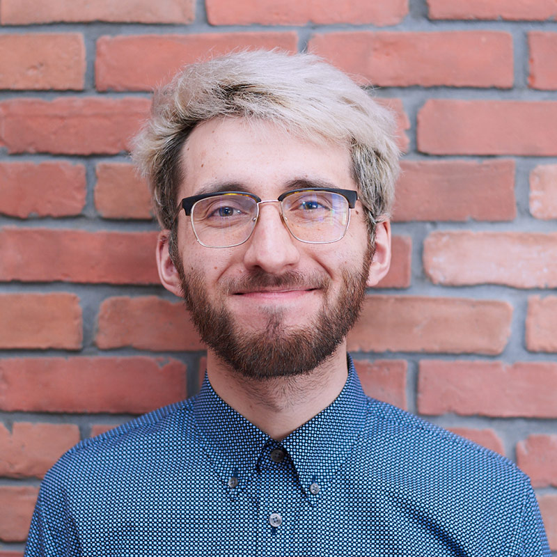 Nick smiling